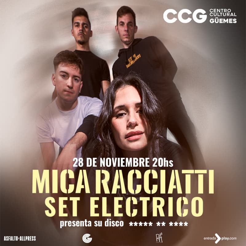 Imagen de Mica Racciatti presenta su tercer disco