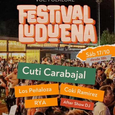 Imagen de Festival Ludueña: Cuti Carabajal y Familia, Coki Ramírez, RYA y Los Peñaloza
