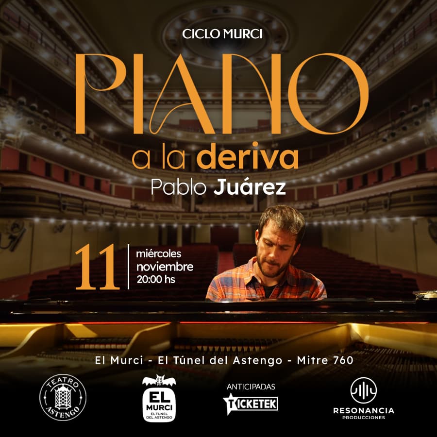 Imagen de Pablo Juárez: Piano a la deriva