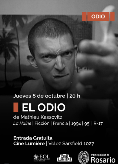 Imagen de El odio (La Haine), ciclo Cine y Conversación