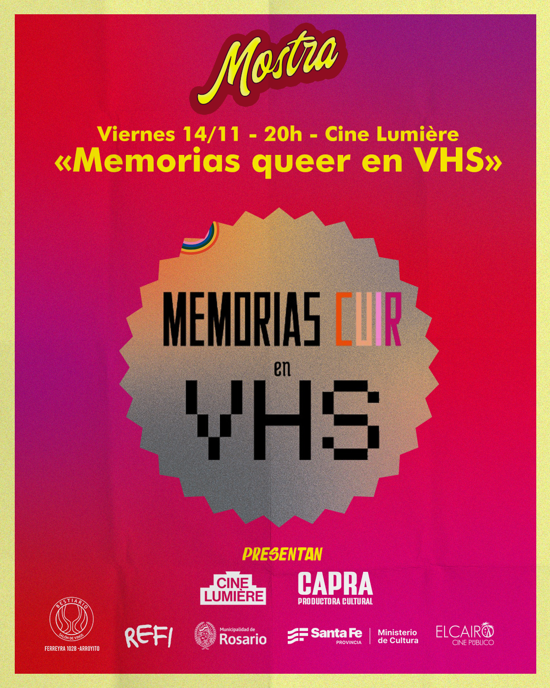 Imagen de Memorias Cuir en VHS