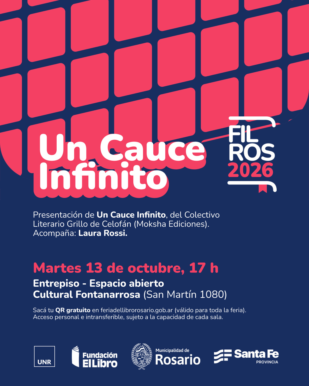 Imagen de Presentación de Un Cauce Infinito en la Feria del Libro 2026