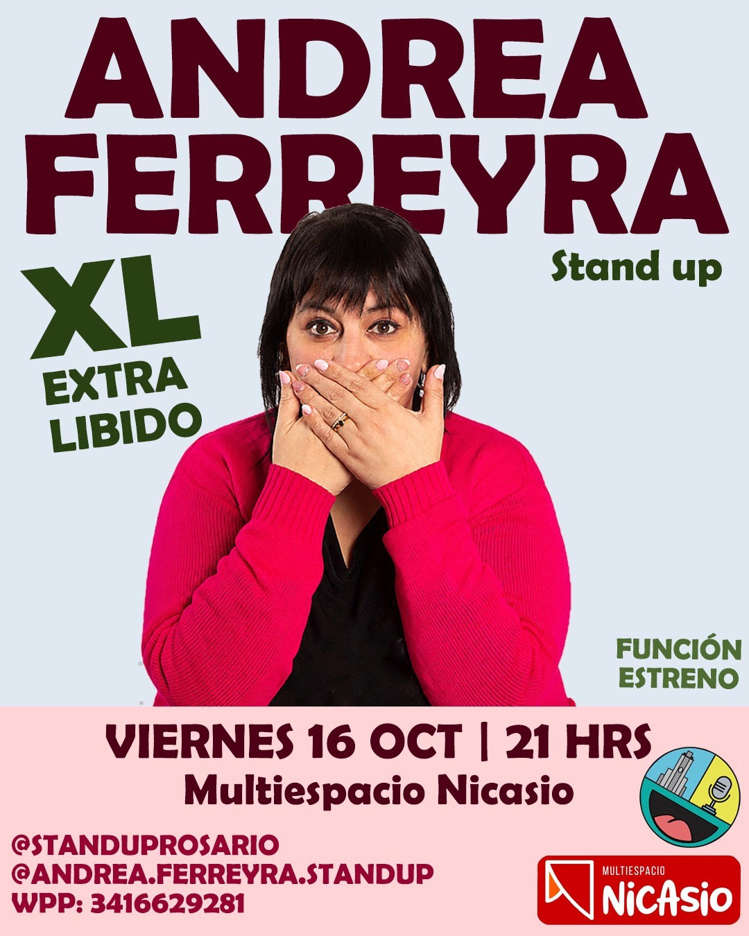 Imagen de Show Estreno!!! Stand Up Andrea Ferreyra